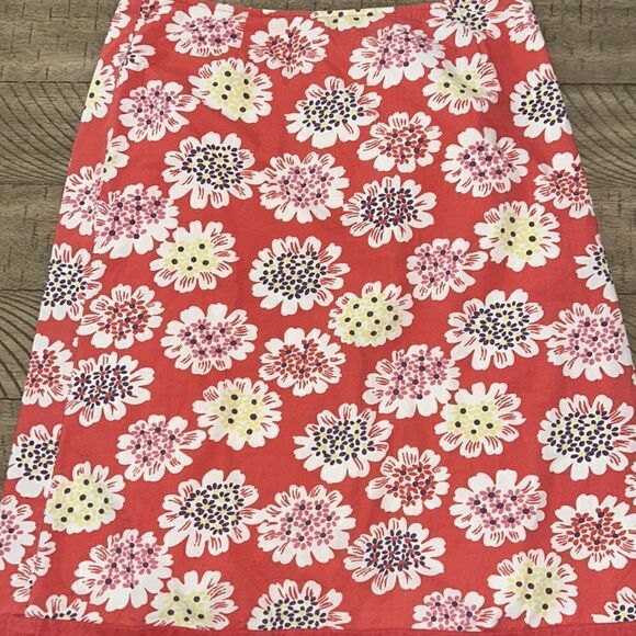 Beautiful 😻 Boden Flower 🌺 🌸 print 💯 % Cotton Skirt 🛍️ 🏝️ ✈️ - Picture 14 of 17